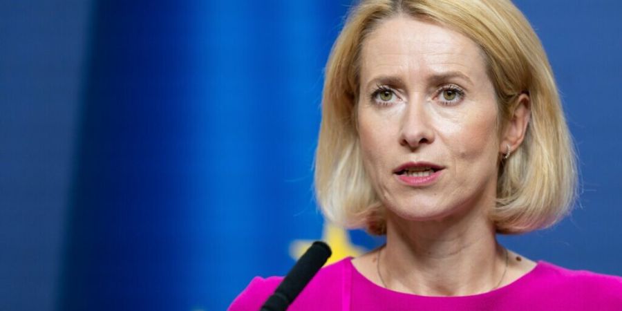 ARCHIV - Die Außenbeauftragte der Europäischen Union, Kaja Kallas. Foto: Mindaugas Kulbis/AP/dpa/Archivbild