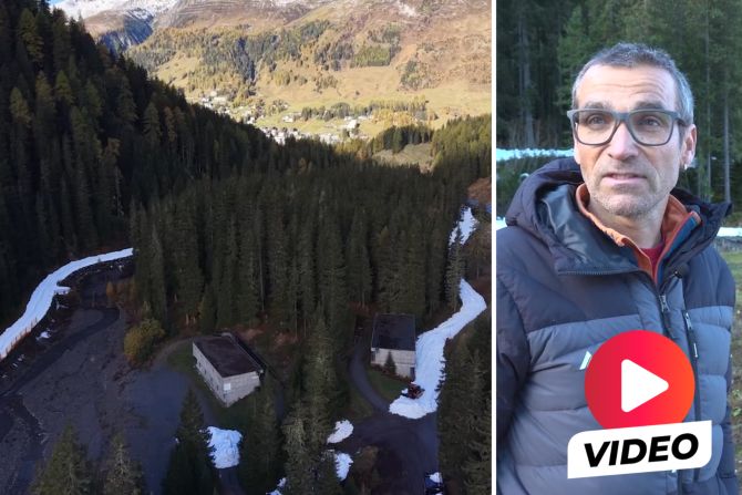 Davos Loipe Snowfarming