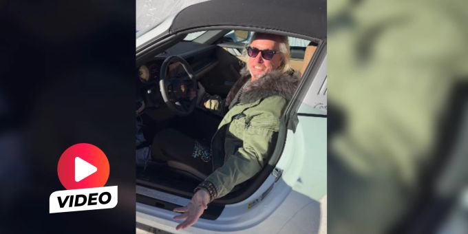 «Sommerreifen» - Robert Geiss bleibt mit Auto im Schnee stecken – Spott