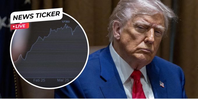 Die Zollpolitik von Donald Trump sorgt für Unsicherheit an den Börsen. trump zölle