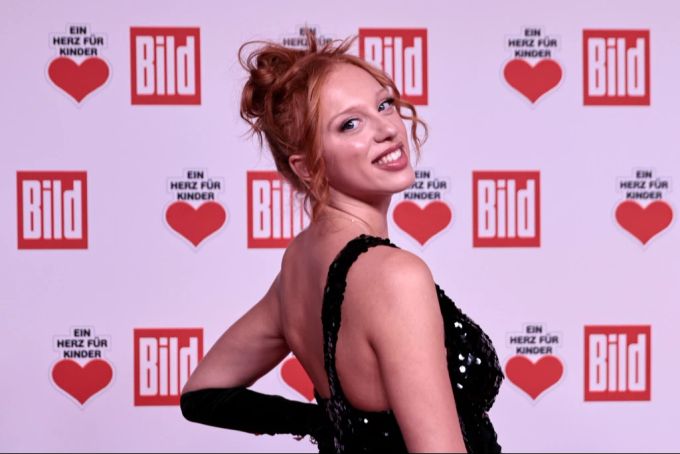 Anna Ermakova bei der Spenden-Gala in Berlin. Anna Ermakova