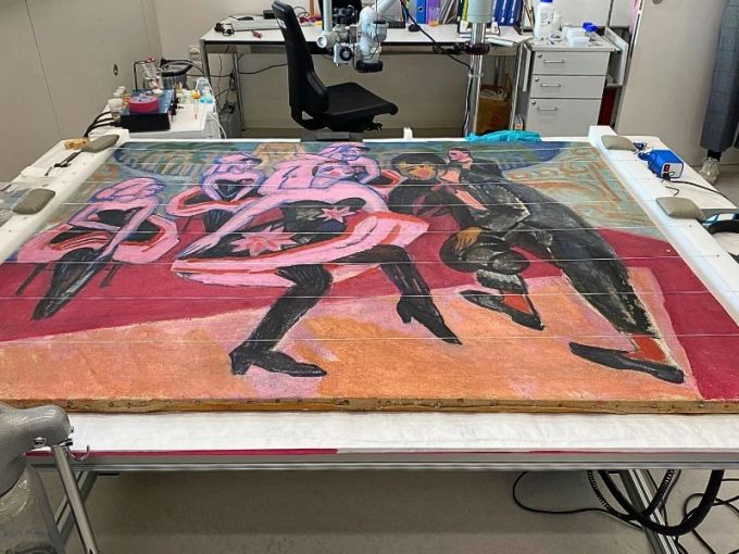 «Eines der aussergewöhnlich grossformatigen Bilder im Werk Kirchners». Bild Gemälde Basel