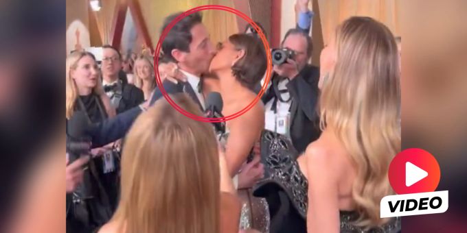Oscars - Halle Berry küsst Brody auf Mund – das sagt seine Freundin