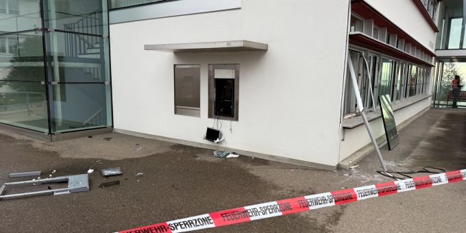 Mörschwil SG - Bancomat gesprengt – sogar Filiale wurde beschädigt