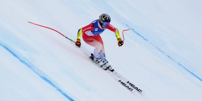 Lara Gut-Behrami bei der Abfahrt in Beaver Creek. Lara Gut-Behrami