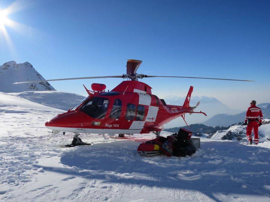 Die Rega ist im Wallis in der Wintersaison praktisch im Dauereinsatz.