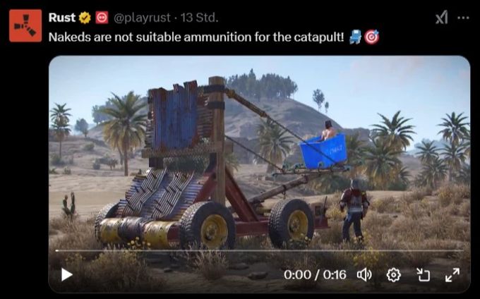 Einen Monat lang werden die Streamer «Rust»-Content auf Twitch bieten. Twitch