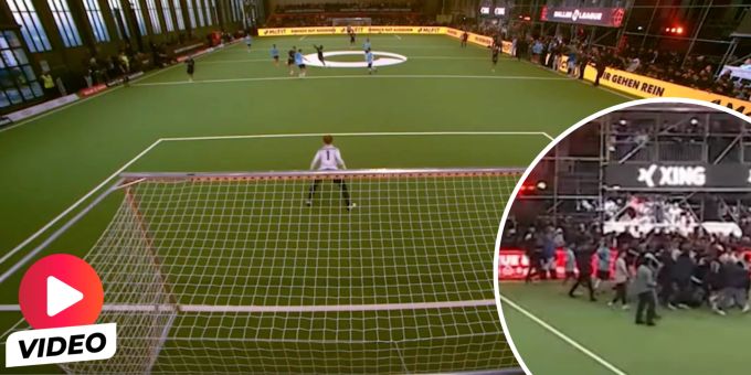Rudelbildung und Tore - Schweizer trifft doppelt in der Baller League