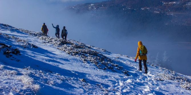 Wandern, Winter, Berge