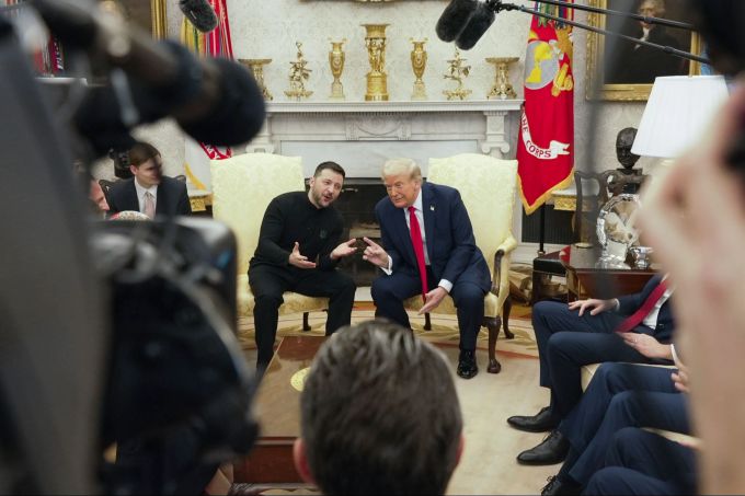 Nach dem Eklat zwischen Wolodymyr Selenskyj und Donald Trump nähern sich die USA und Ukraine wieder an. Wolodymyr Selenskyj Donald Trump