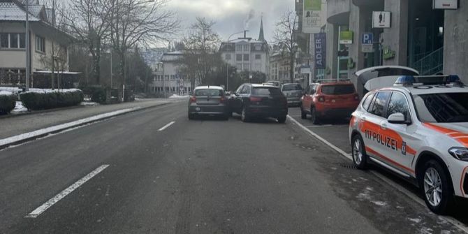 Kollision zweier Personenwagen