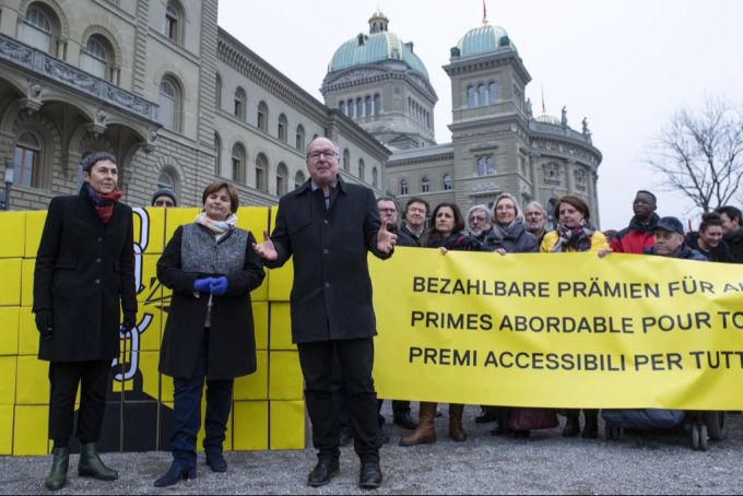 Die Prämien-Entlastungs-Initiative wurde am 23. Januar 2020 eingereicht. (Archivbild) Prämien-Entlastungs-Initiative Einreichung