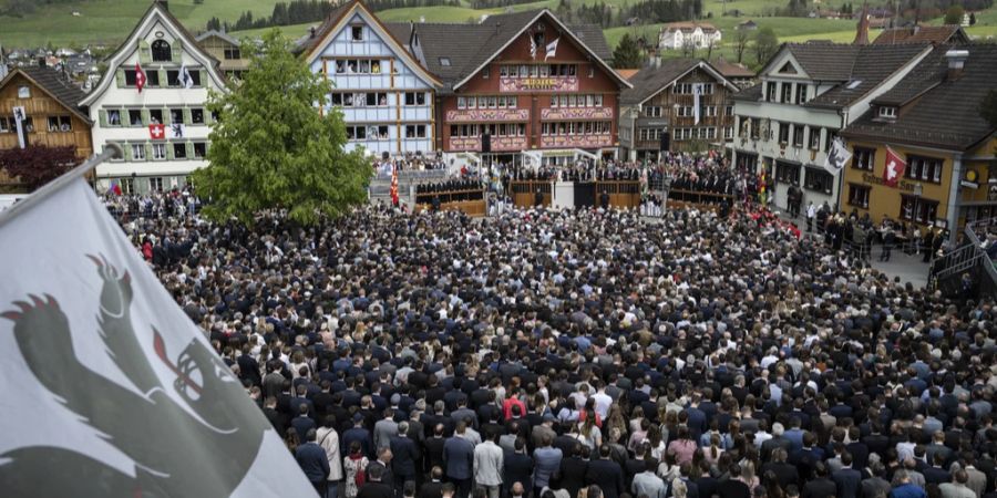 Landsgemeinde Innerrhoden Appenzell Marktplatz