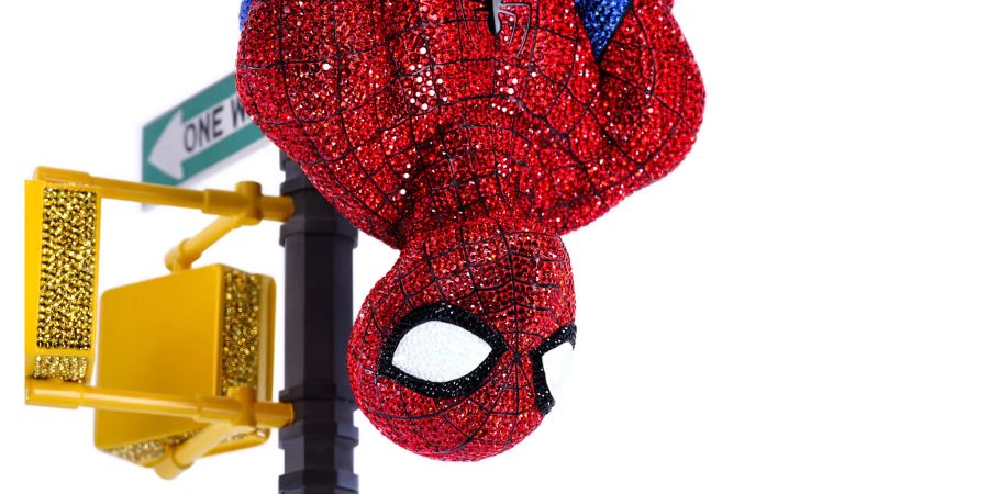 Swarovski, Spider-Man-Figur, Werbefoto