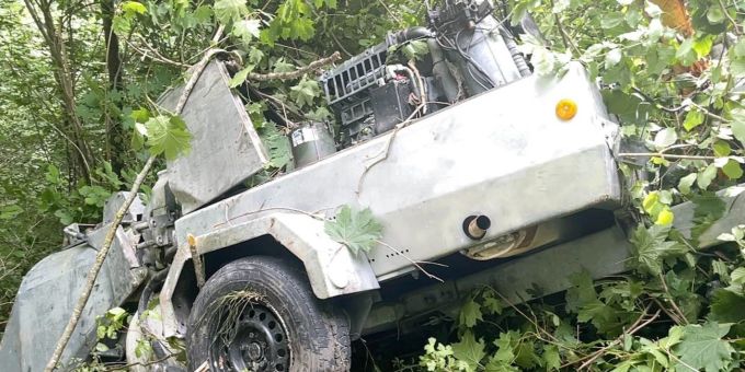 Trimbach SO - Anhänger löst sich während Fahrt und rollt Abhang hinab