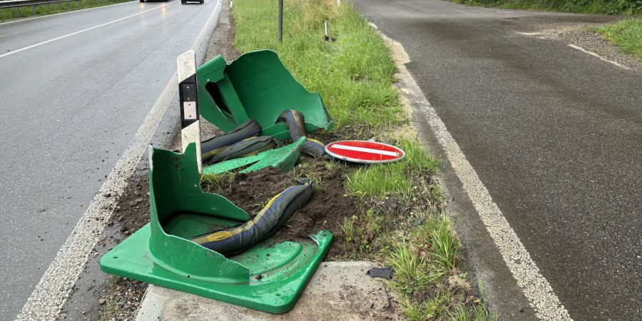 Alleinunfall auf A4