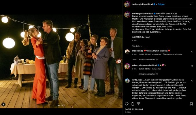 Die letzte Staffel von «Der Bergdoktor» ging mit einem spannenden Finale zu Ende. Der Bergdoktor