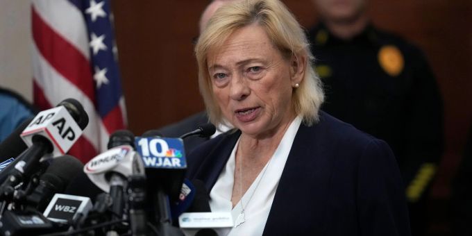 Maines Gouverneurin Janet Mills. Die Trump-Regierung verklagt den US-Bundesstaat an der Ostküste. (Archivfoto) Janet Mills