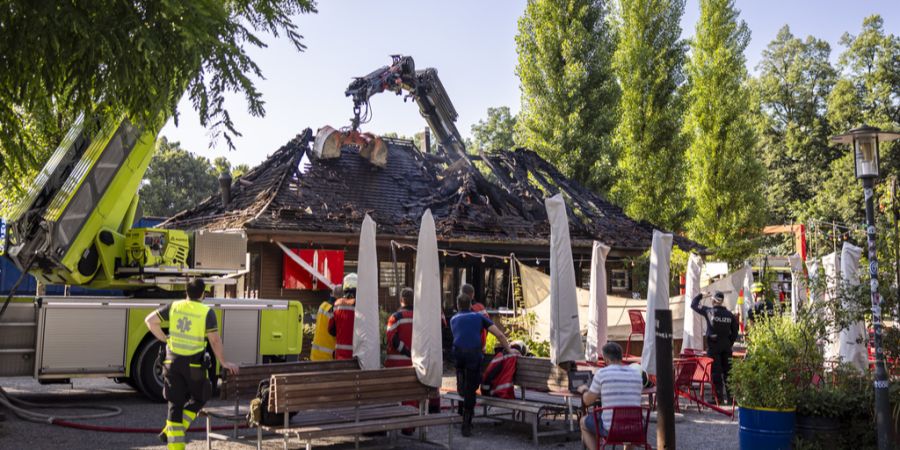 Kiosk Josefwiese Brandursache Grund