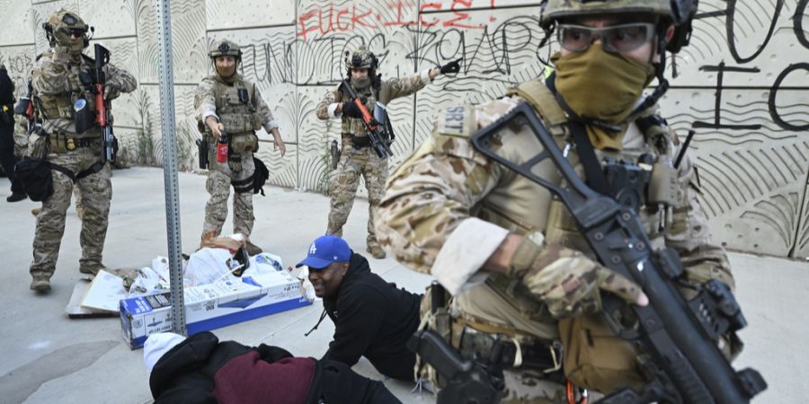 Los Angeles Nationalgarde Proteste