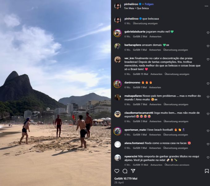 Lucas Pinheiro Braathen in Brasilien. Lucas Pinheiro Braathen