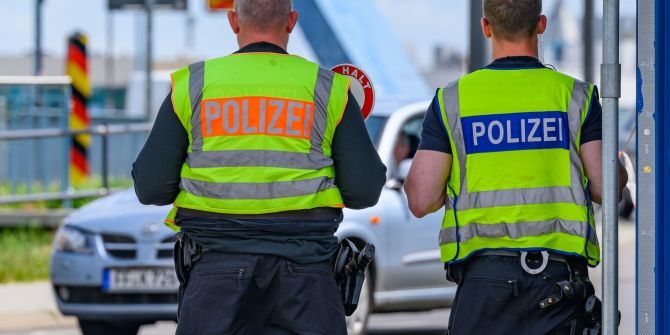 an den deutschen Grenzen