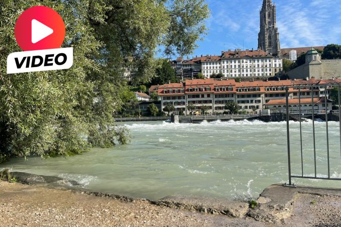 Aare Hochwasser-Gefahr