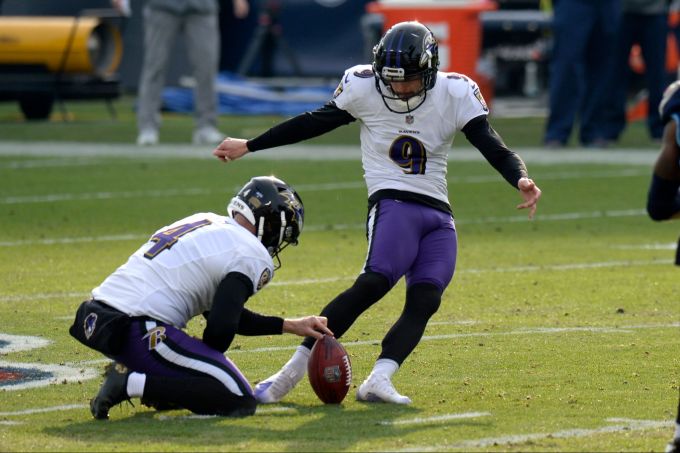 Justin Tucker ist zukünftig nicht mehr für die Baltimore Ravens in der NFL aktiv. Justin Tucker NFL