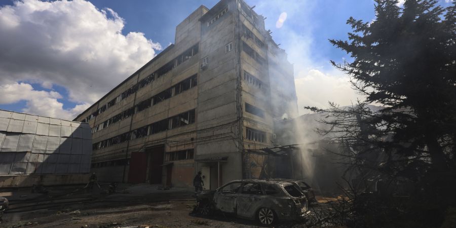 Bombenangriff auf Charkiw