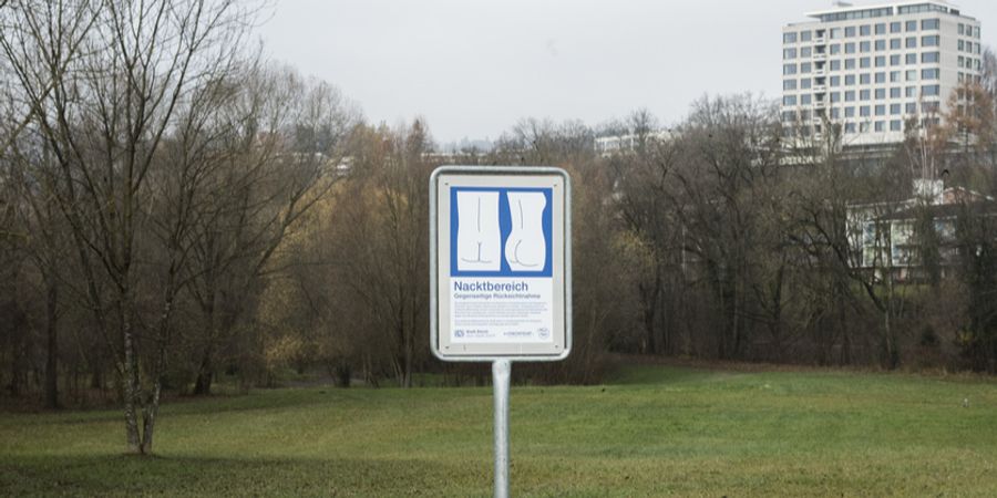 FKK Schild Werdinsel