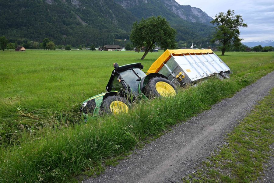 Traktor Unfall