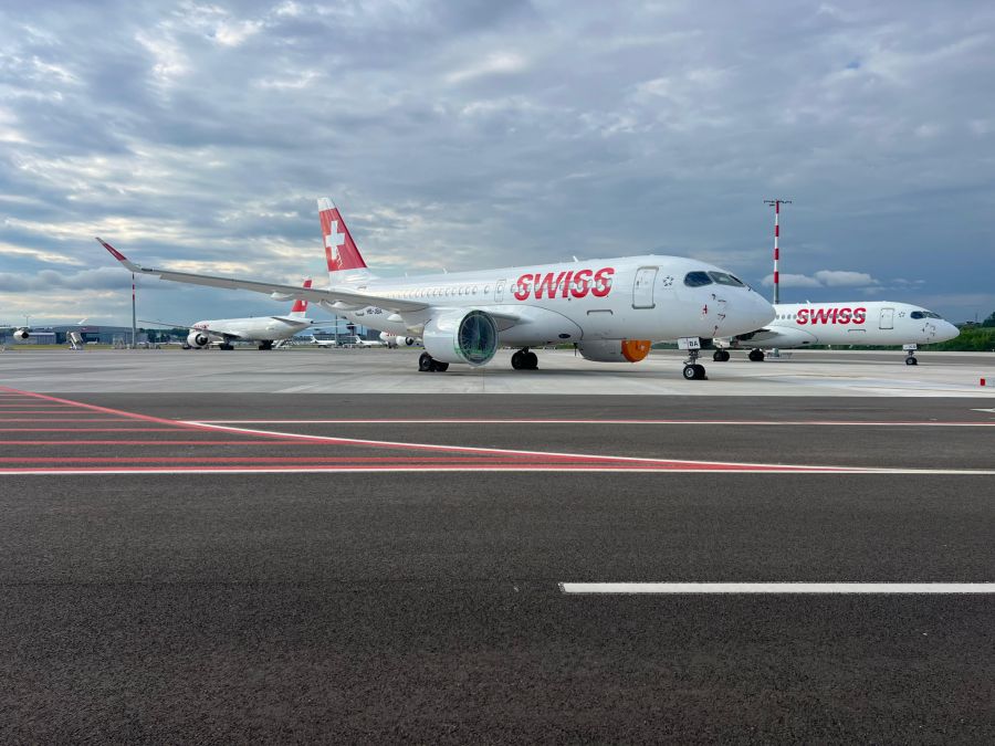 Aktuell handelt es sich um fünf A220-Flugzeuge und vier A320-Neo-Flugzeuge.