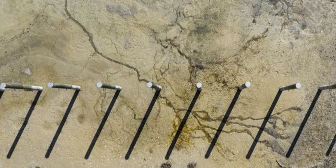 Anfang April war der Bodensee-Pegel rekordverdächtig tief. Bodensee Wetter Trockenheit