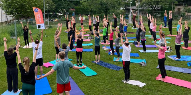 Park Menschen Sport Übung