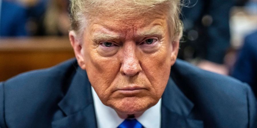 Der ehemalige US-Präsident Donald Trump wurde Ende Mai im Prozess um die Verschleierung von Schweigegeld-Zahlungen an eine Pornodarstellerin für schuldig gesprochen.