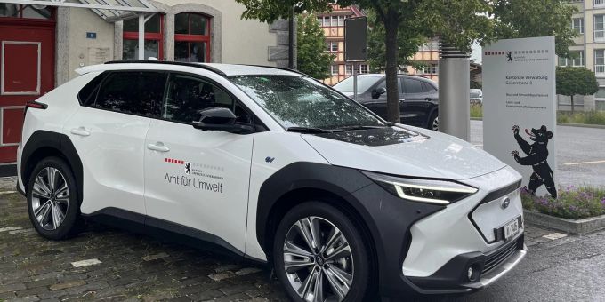 Erstes Elektrofahrzeug für das Amt für Umwelt in Appenzell Innerrhoden. Kanton AI