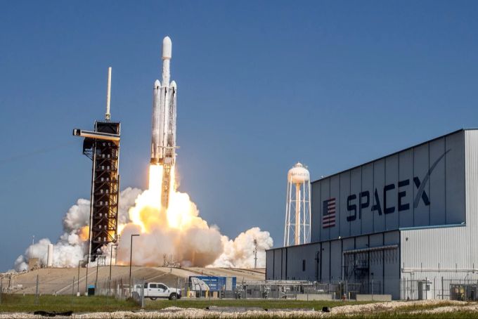Das US-Unternehmen SpaceX von Elon Musk ist der grösste Konkurrent von Airbus in der betroffenen Sparte. (Archivbild) SpaceX