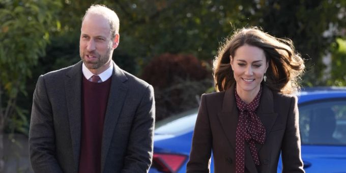 Prinz Williams Bart schockierte seine Tochter Charlotte so sehr, dass er ihn abrasieren musste. (Archivbild) Prinz William Herzogin Kate