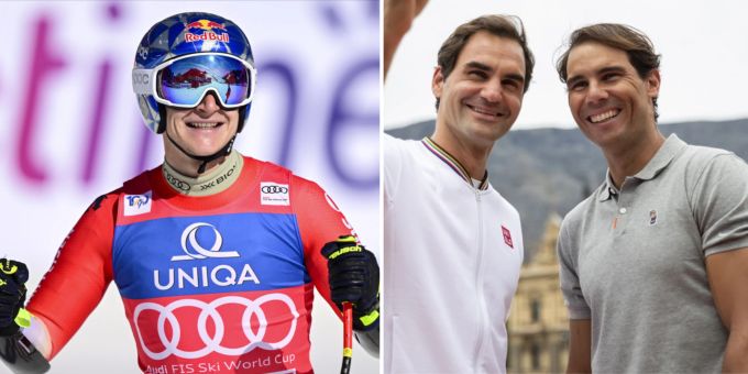 Marco Odermatt will Roger Federer und Rafael Nadal auf der Skipiste wiedervereinen. Marco Odermatt