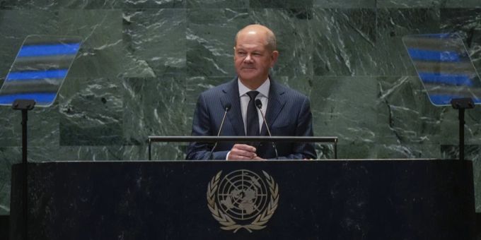 In New York - Scholz sieht in Zukunftspakt neuen «Kompass» für UN