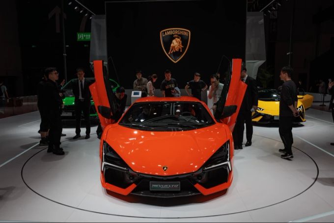Der italienische Autohersteller Lamborghini präsentiert den Temerario GT3. (Symbolbild) Lamborghini