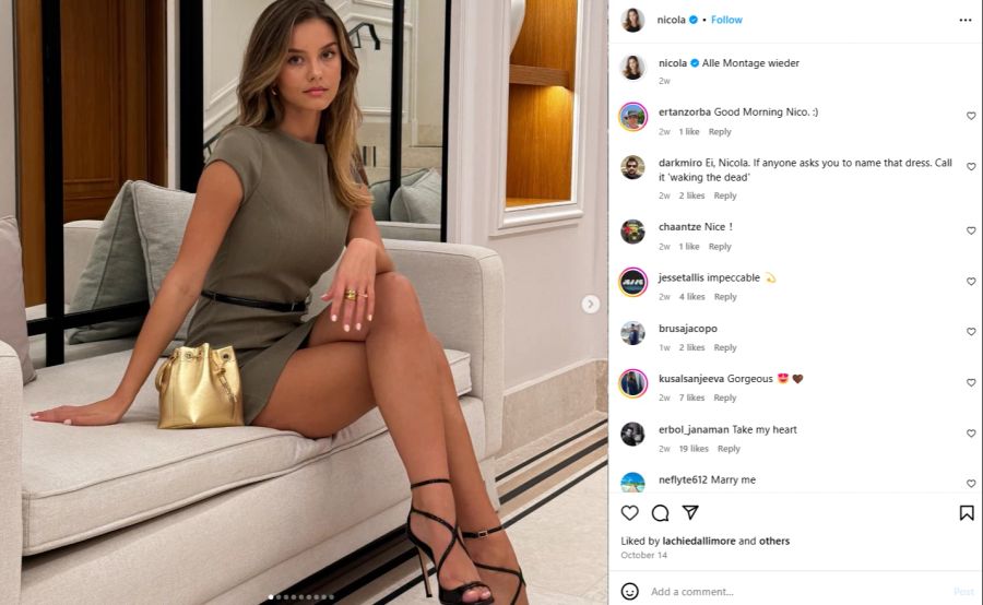 Nicola Cavanis ist ein deutsches Model und hat auf Instagram rund zwei Millionen Follower.