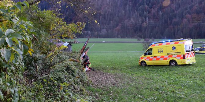 Schiers: Deltasegler abgestürzt