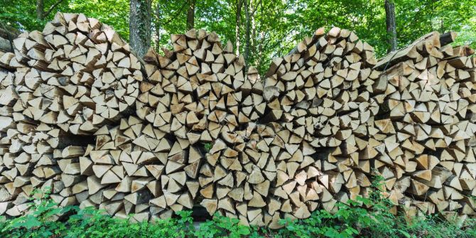 Holz Stapel Wald Schweiz