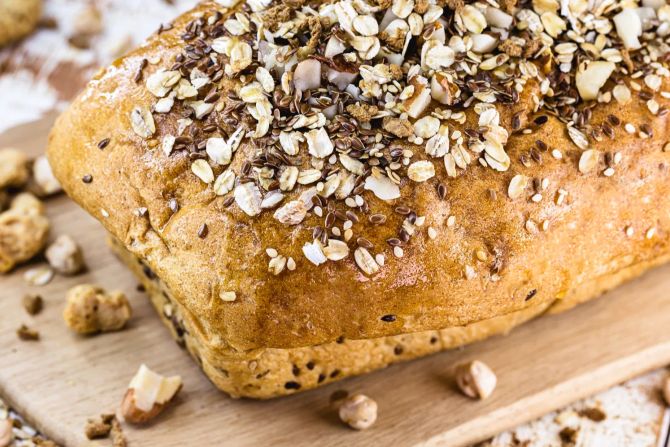 Brot aus Kichererbsen