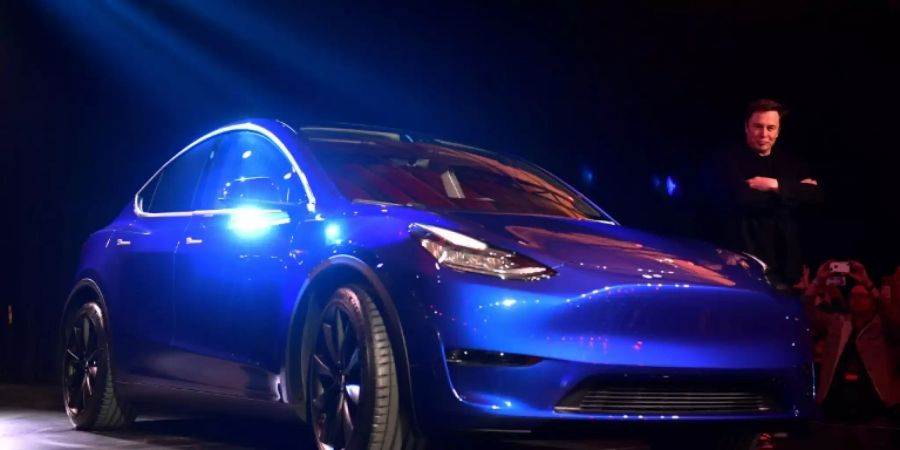 Tesla-Chef Musk präsentiert das Model Y