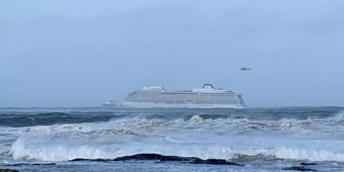«Viking Sky» vor Norwegen «Viking Sky» vor Norwegen