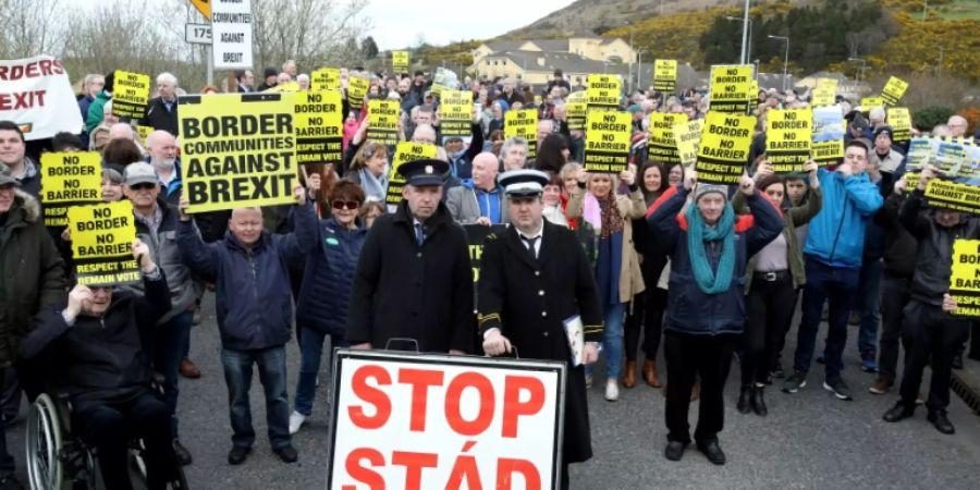 Demonstration gegen den Brexit