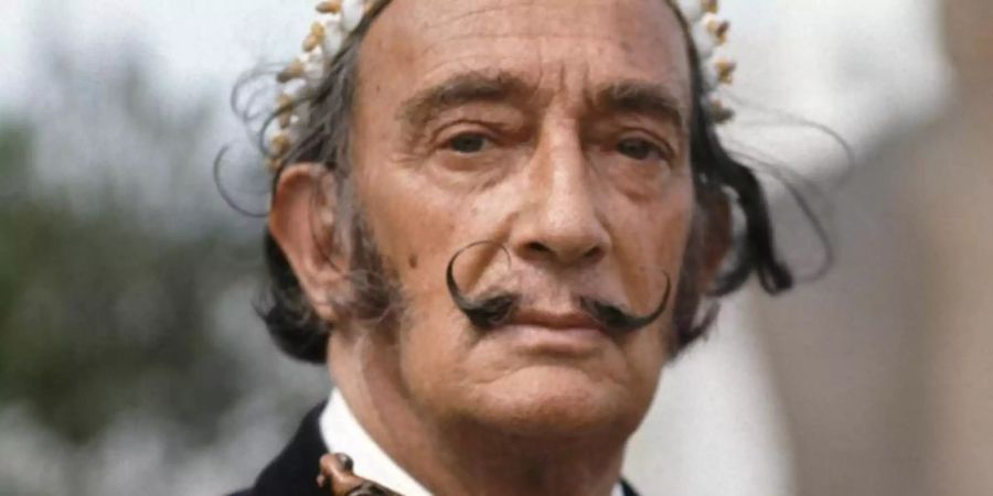 Der spanische Künstler Salvador Dali auf dem Gelände seines Wohnsitzes an der Costa Brava 1968. Zu den mutmasslich gefälschten Künstlern gehört auch er.