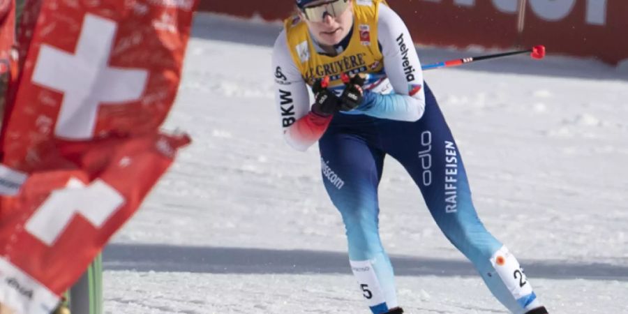 Machte den Schweizer Fans im 10-km-Lauf mit Einzelstart viel Freude: Nadine Fähndrich lief auf den tollen 5. Platz